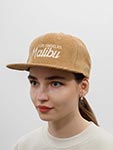 Бейсболка HOOD арт. 103-SWC001-CA008-MC Malibu Cord II (светло-коричневый / белый)